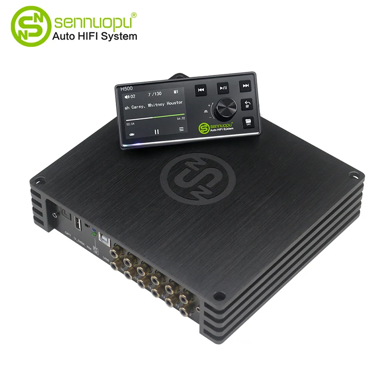 கார் ஆடியோ 8*50W டிஎஸ்பி பெருக்கி 10ch உடன்